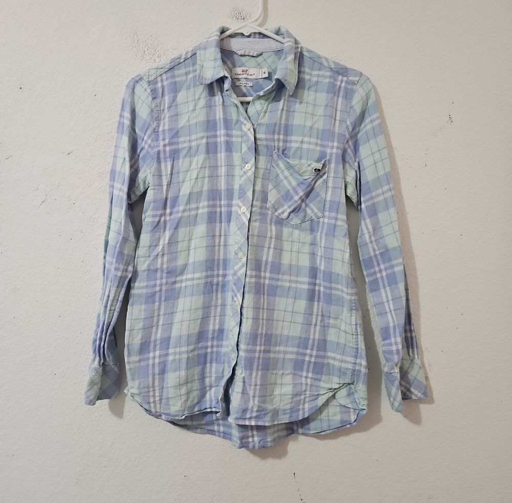 Vineyard Vines Pacific Plaid Relaxed Button-Down Shirt
